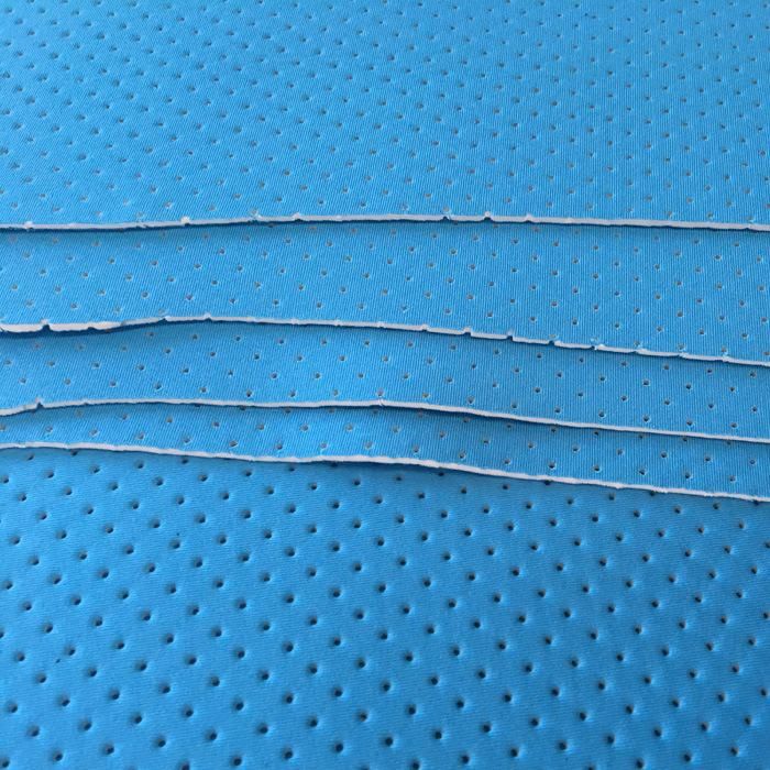 Factory Wholesale Perforated Breathable PU Fabric Neoprene Rubber for Bags