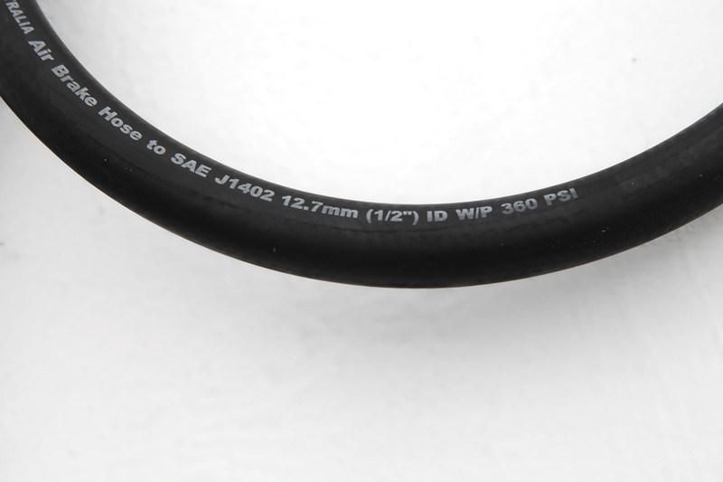 3/8" Inch SAE J1402 Black Rubber Air Brake Hose