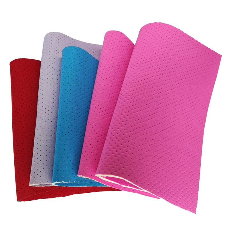New Arrival 4mm Perforated Breathable Color Polyester Fabric White Neoprene for Beach Bags