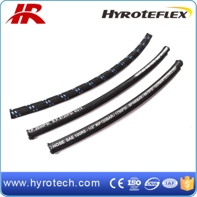 Braid Textile Covered Hydraulic Hose SAE R5