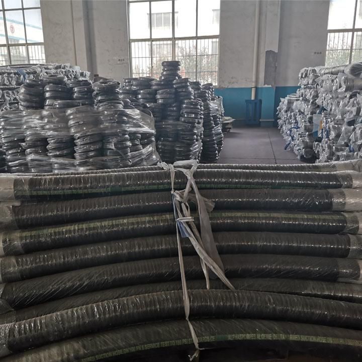 Black Rubber 1 2 3 Inch Flexible Water Pump Suction Hose