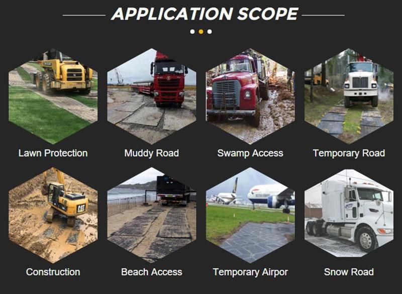 HDPE Ground Protection Trackway Mats System