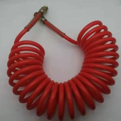 Poly Coiled Flexible Tubing Pneumatic Air Hose for Trailer Brake
