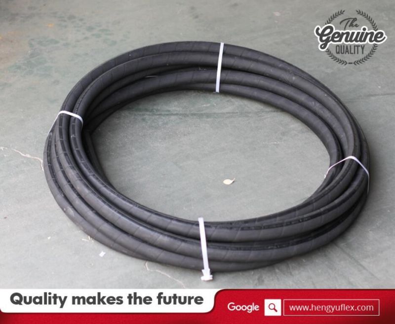 SAE 100r15 High Impulse Spiral Steel Wire Reinforced Heavy Duty Hydraulic Rubber Hose