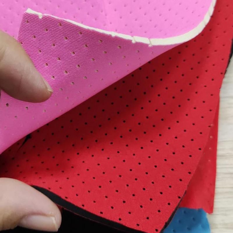 Factory Wholesale Perforated Breathable PU Fabric Neoprene Rubber for Bags
