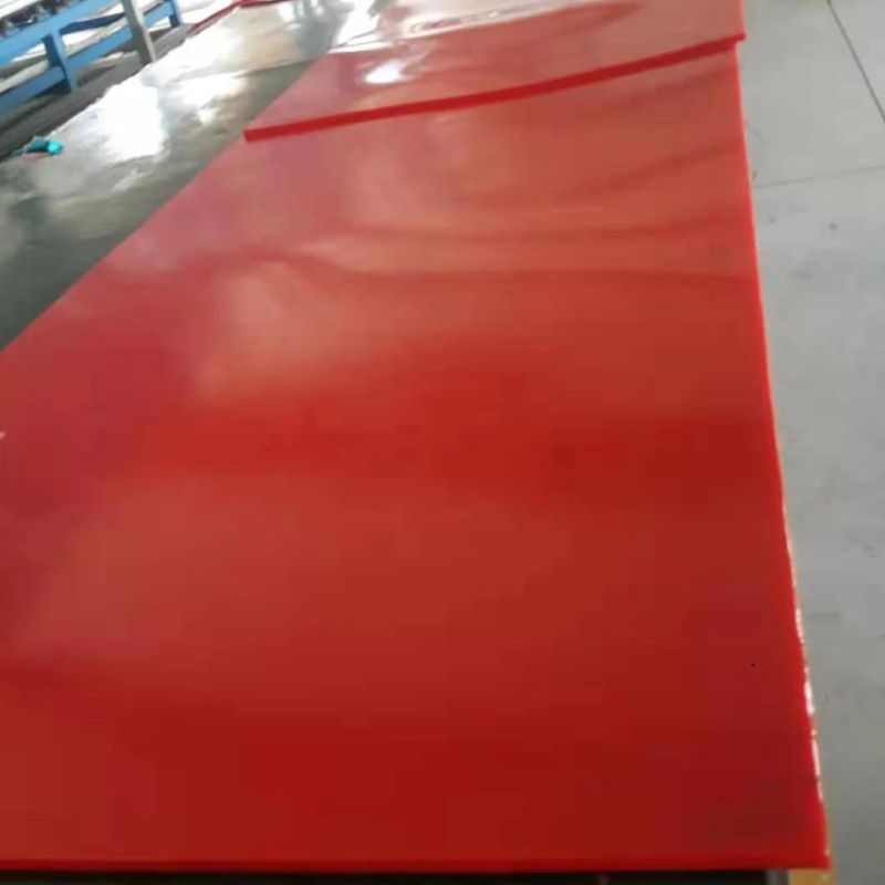 High Wear and Impact Resistant Steel Plate or Cn Layer Back Urethane PU Polyurethane Sheet