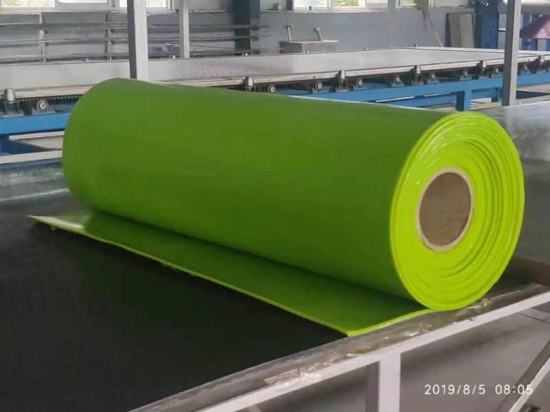 High Wear and Impact Resistant Steel Plate or Cn Layer Back Urethane PU Polyurethane Sheet