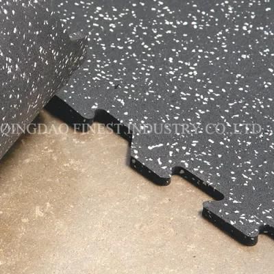 Jigsaw Puzzle Floor Mat, Gym Sports Mat, Gym Rubber Mat Gym Interlocking Rubber Floor Tiles