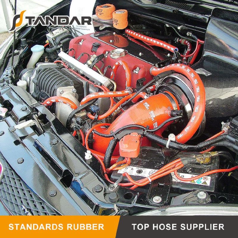 High Pressure Nylon Braided Reinforced Automotive Silicone Hump Hose Couplers