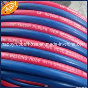Oxygen &amp; Acetylene Textile Braided Twin Welding Rubber Hose