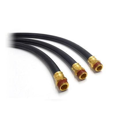 Truck Parts Semi Trailer Rubber Air Brake Hose Assembly with Brass Fitting