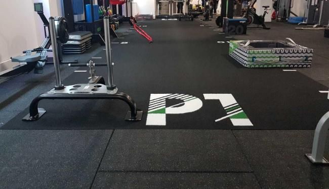 20mm Heavy Duty Black Home Gym Tile Equipment Area Rubber Floor