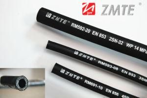 SAE100 R2at En853 2sn Oil Resistant High Pressure Hydraulic Rubber Hose