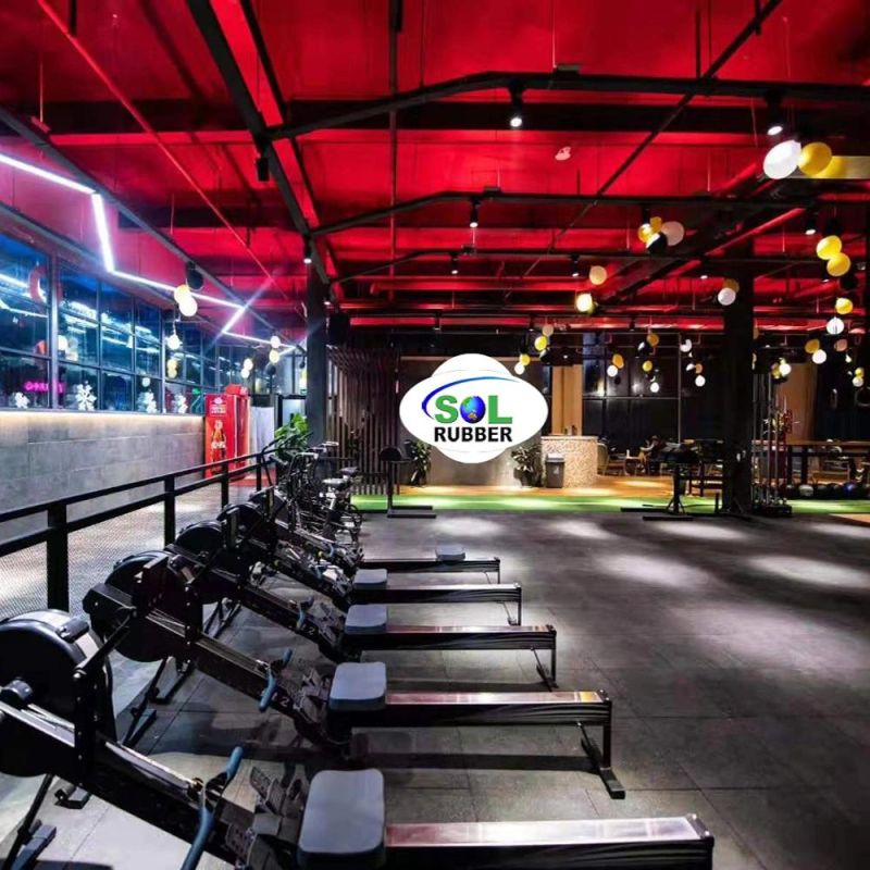 Gym Room Shock Absorbing Gym Rubber Mat