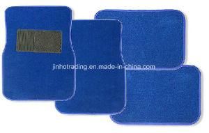 High Quality Promotional Low Price Anti Slip Velour Car Foot Mat with PVC Backing