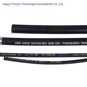 SAE J517 100 R2 Flexible Rubber Hydraulic Hose