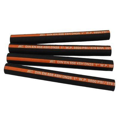 4 Wire Spiral Reinforced Hydraulic Rubber Hose SAE R9