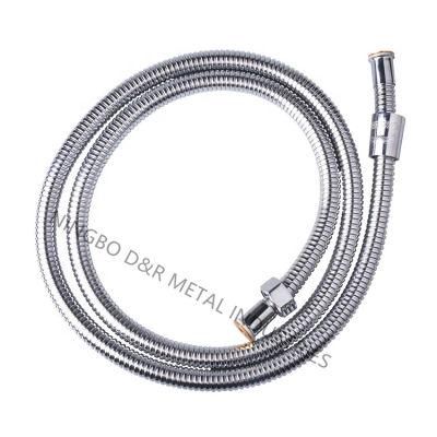 Chinese Stainless Steel Brass Nut Double Lock Flexible Stretchable Metal Shower Hose