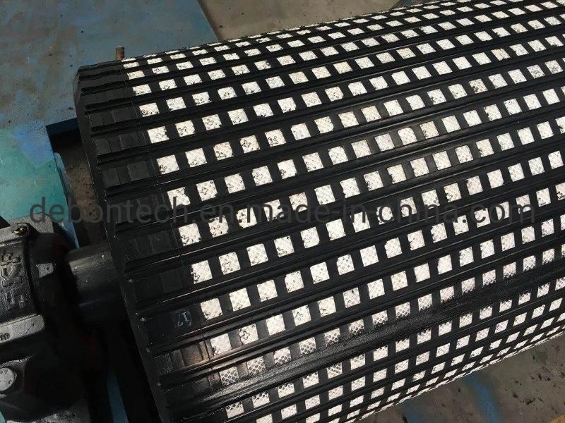 Conveyor Belt Bonding Cement Pulley Lagging Machine Diamond Ruber Lagging