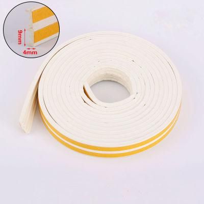 EPDM Sponge Foam Rubber Profile Extrusion for Wooden Door and Window