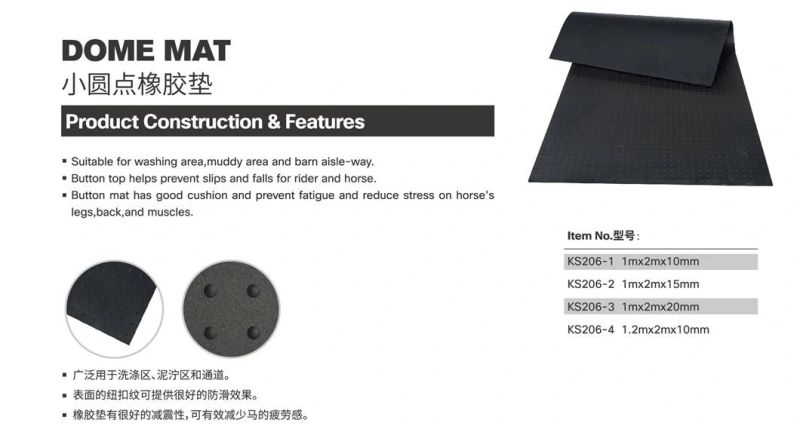 Rubber Mat Safety Walkways Horse Barn Floor Rubber Mat