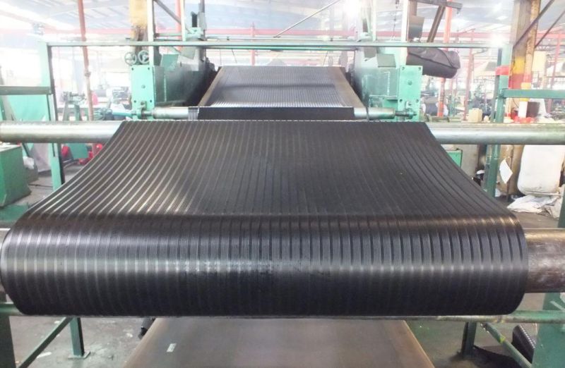 Red/ Black Wide/Broad Ribbed Rubber Sheets/Matting Rolls Couurgated Sheets