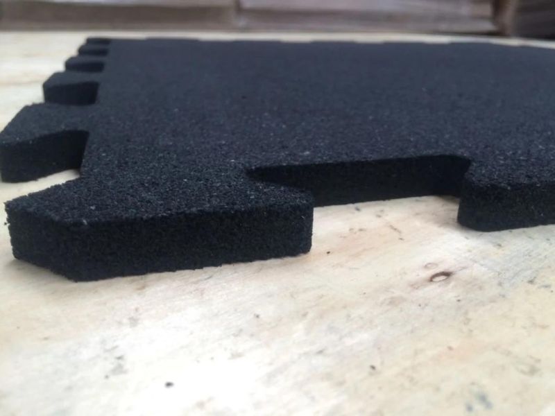Outdoor Playground Recycled Rubber Flooring Tile, Rubber Gym Mat