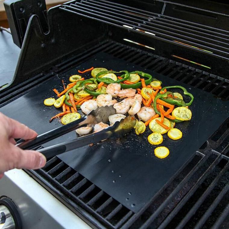 Smooth Anti-Stick Reusable PTFE BBQ Grill Liner