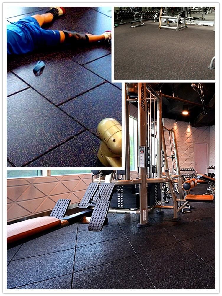 Wholesale Commercial Gym Flooring Tile Rubber Mat