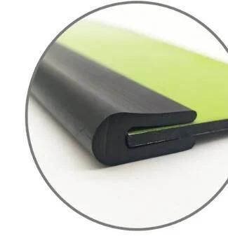 U Shaped Rubber Seal Strip EPDM Rubber Extrusions Glass Edge Guard Protector