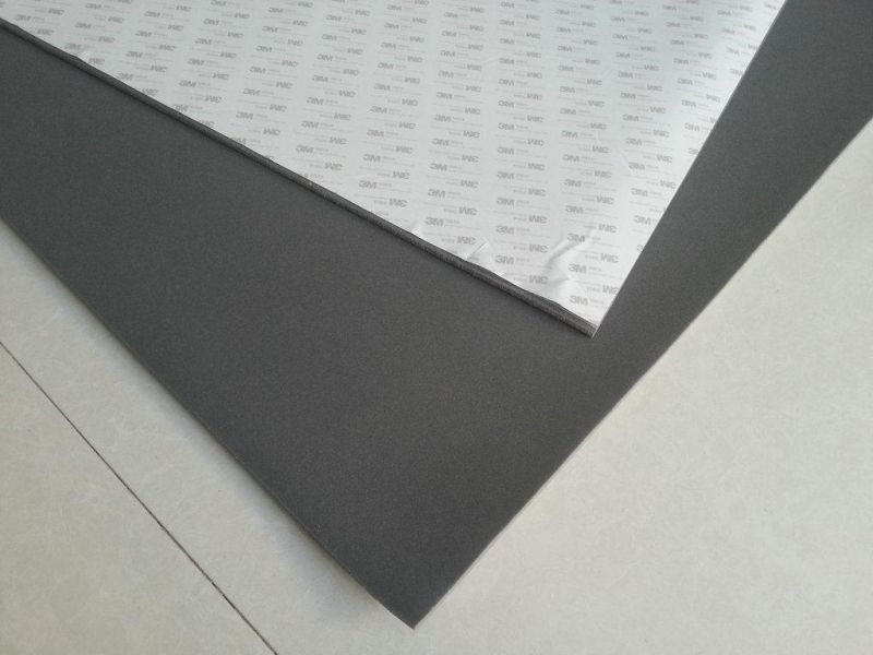 Silicone Sponge Rubber Sheet, Silicone Foam Sheet with Adhesive