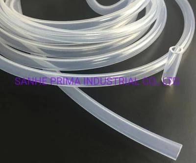 Flexible Food Grade Silicone Pipe / Extruded Silicone Rubber Hose China Manufacturer