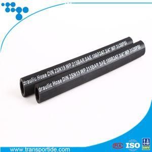 3/8 Inch SAE 100r2at / 2sn High Pressure Steel Wire Braid Oil Resistant Rubber Hydraulic Hose for Excavator