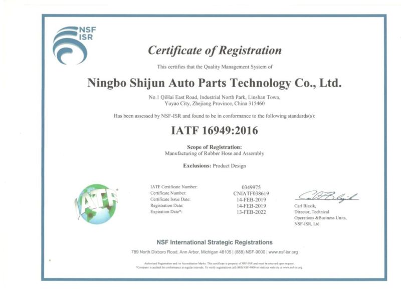 Multi-Purpose Fuel/Oil/Air Brake Rubber Hose for Industrial and Automobile with Saej1402