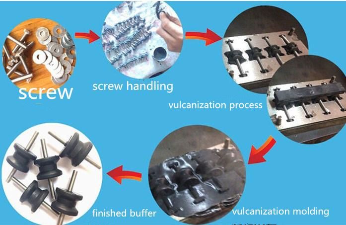 Nr/Silicone EPDM Cr Damper Rubber Buffer for Machinery, Automotive