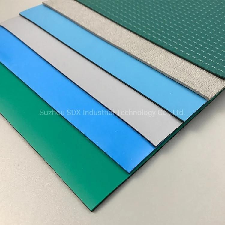 Anti Static 3mm Thickness Blue Gray Green Color ESD Rubber Table Floor Mat