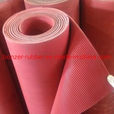 3mm Anti-Slip Waterproof Corrugated Rubber Mat Fine Ribbed Rubber Sheet