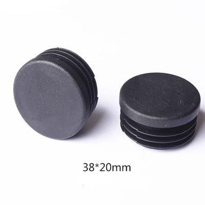 Custom Molded Black Rubber Threaded End Cap