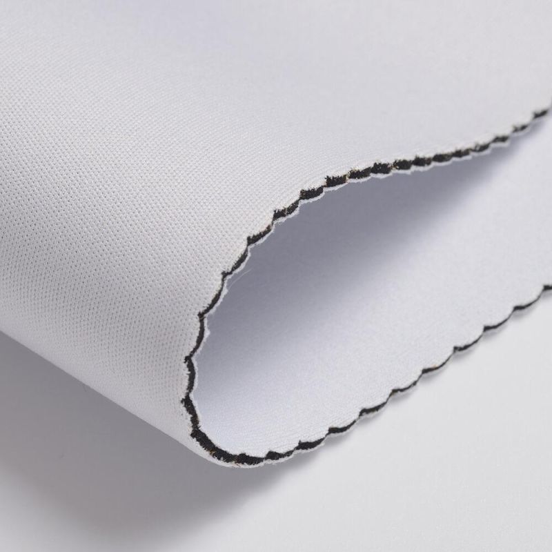 Audited Factory Wholesale White Jersey Polyester Fabrics Neoprene for Printing