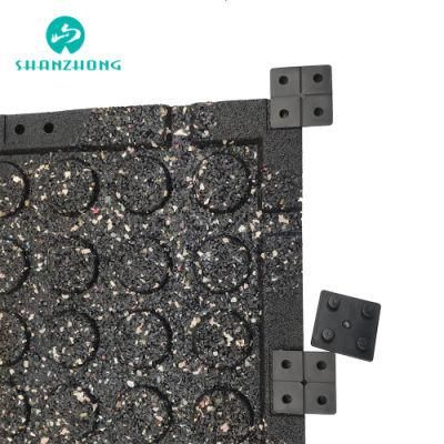 New Compound Rubber Flooring Mats High -Density High -Quality Rubber Gym Mat Tiles