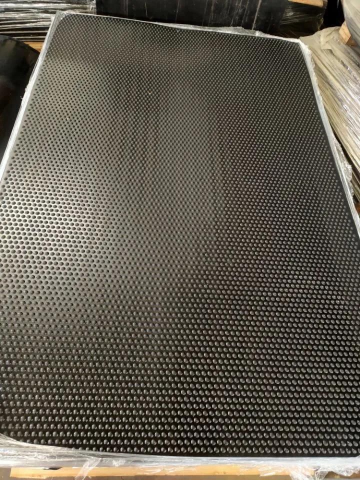 Black Color Cow Rubber Sheet, SBR Rubber Sheet, Round Button Rubber Sheet, Checker Rubber Sheet 2MPa-12MPa