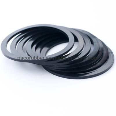 Custom Molded Oil Resistance NBR Nitrile FKM Rubber Flat Washer Gasket