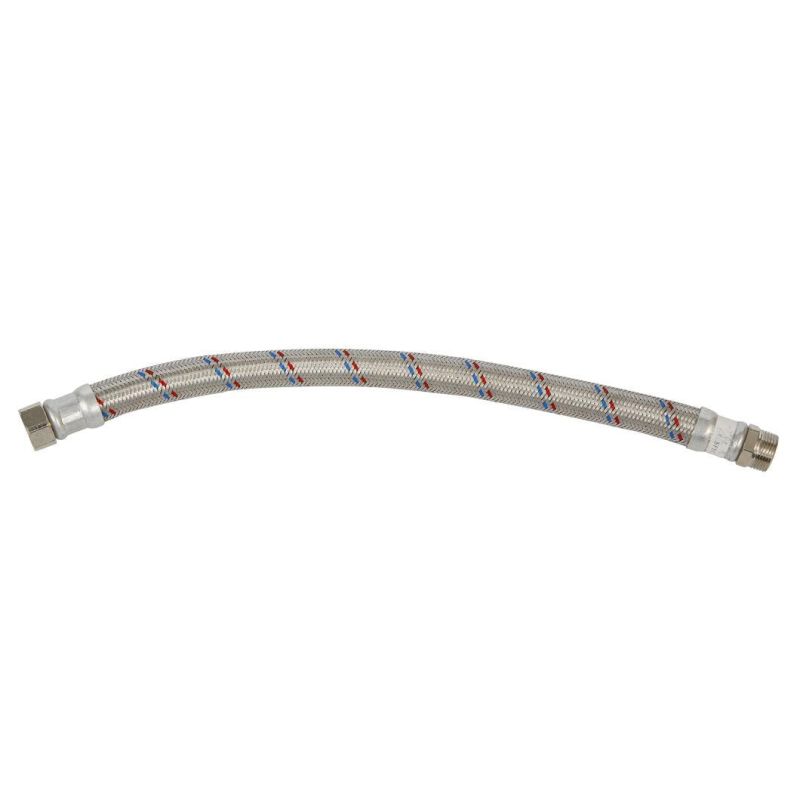 Aluminium Braided Hose with Brass Nuts D27*50cm F3/4*M3/4