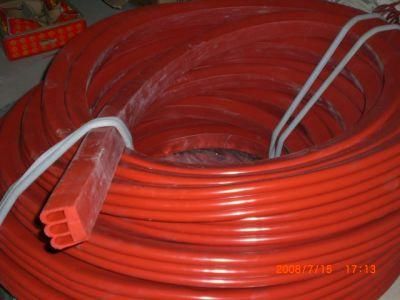 Silicone Stripe, Silicone Profile, Silicone Extrusion with 100% Silicone Rubber (3A1004)