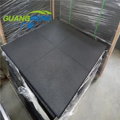 Square Gym Floor Mat/Wear-Resistant Gym Sport Rubber Tile