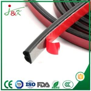 EPDM Foam Rubber Sealing with Adhesive Tape D Profile