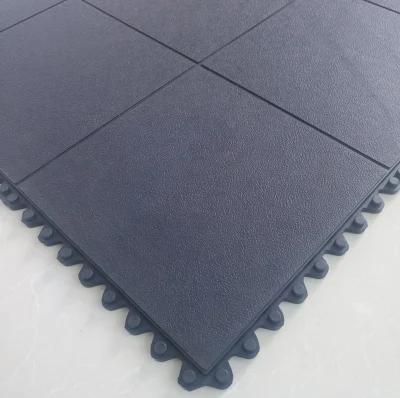 Factory Custom Rubber Solid Top Interlocking Non Slip Comfortable Mat