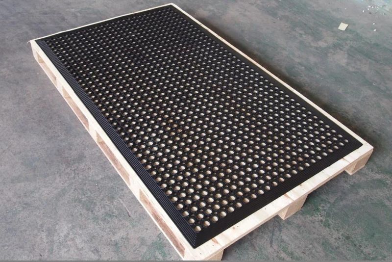 Heavy-Duty, Anti-Fatigue Industrial Use Comfort Drainage Rubber Kitchen Mats