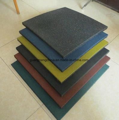 Outdoor Rubber Tile Colorful Rubber Tile Square Rubber Tile