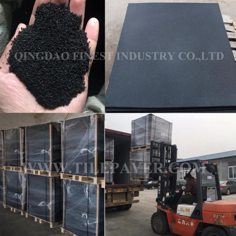 Crossfit Shock Absorption EPDM Speckles Gym Rubber Flooring Tiles